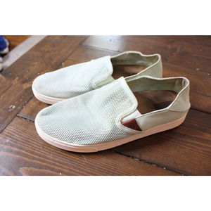 Olukai Pehuea Mint Sage Green Palm Size 9 Slip On Sneakers